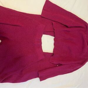 Women's Pink Sweater Set